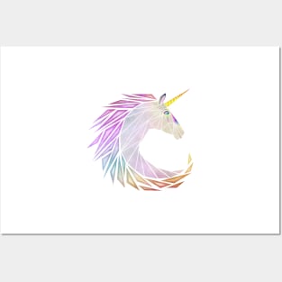 unicorn cercle Posters and Art